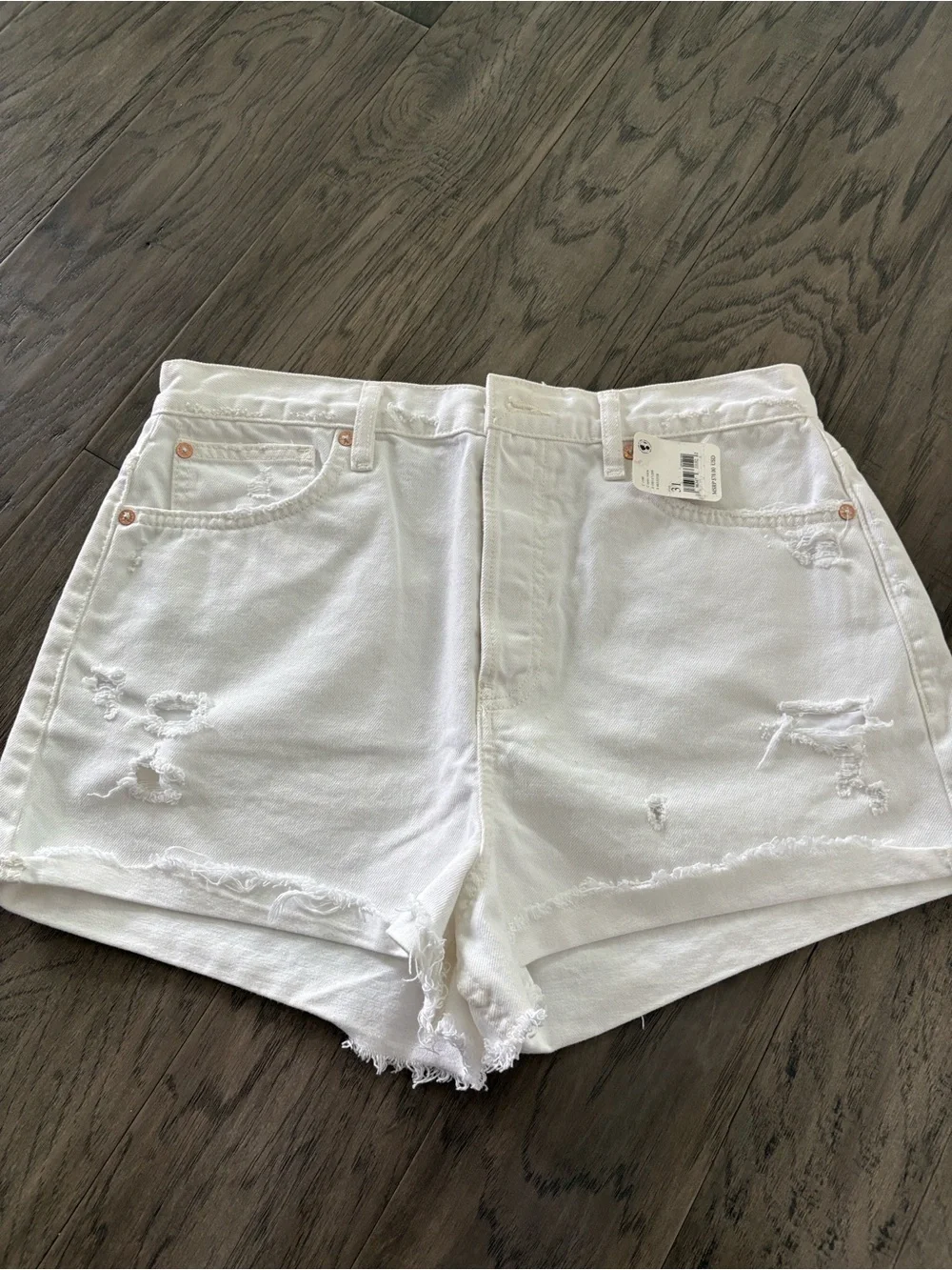 We The Free Distressed Denim Shorts